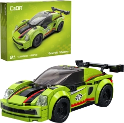 Set di costruzione CaDA auto da corsa Emerald Shadow, 158 pezzi