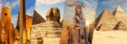 Puzzle panoramico BLUEBIRD Scopri l'Egitto: Luxor e Giza 1000 pezzi