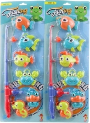 Pesca dei pesciolini – gioco per bambini con canna e animali marini