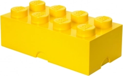 Scatola portaoggetti Lego 8 gialla