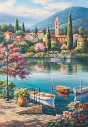 Puzzle Pomeriggio al lago 500 pezzi