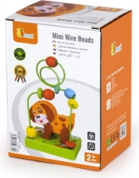 Labirinto in legno con cagnolino