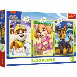 Puzzle 3x50 I Nostri Cagnolini Trefl