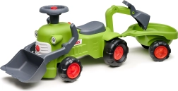 Trattore Cavalcabile con Rimorchio, Caricatore e Benna di Falk