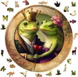 Puzzle di legno Amore e rane 505 pezzi