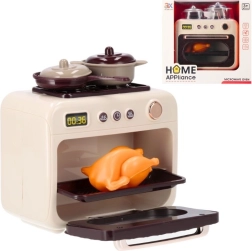 Cucina giocattolo con accessori ed effetti luminosi e sonori