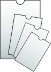 Custodia trasparente per licenza di caccia 115x159mm