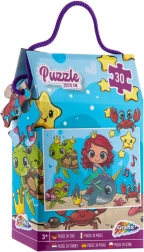 Puzzle sirena 30 pezzi 29 × 18 cm