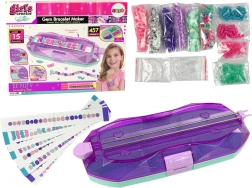 Set per la creazione di braccialetti perline colorate Kreator