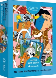 Trefl puzzle Velvet Soft Touch UFT 500 pezzi – niente dolore, niente pitture