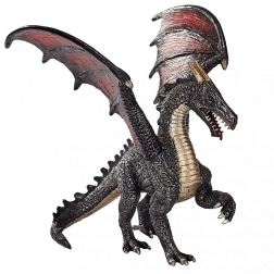 mojo drago d’acciaio – statuetta da collezione dettagliata