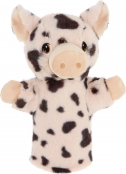 Burattino di peluche Maialino Keeleco 27 cm