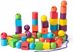 Grandi perline da infilare per bambini