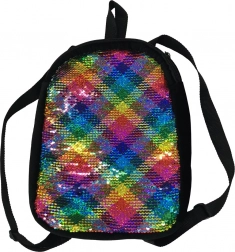 Zaino con paillettes