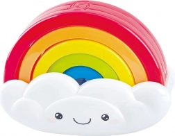 puzzle arcobaleno con nuvoletta sorridente