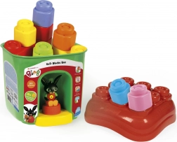 CLEMENTONI SOFT CLEMMY Scatola con coperchio Bing con 15 mattoncini