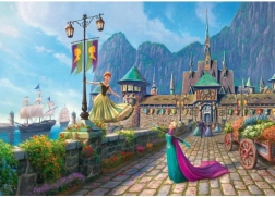 Puzzle Disney Frozen: festa ad Arendelle 1000 pezzi