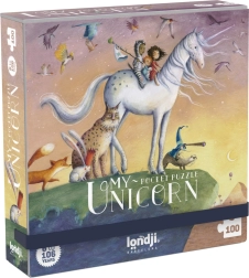 Puzzle tascabile Londji Unicorn - 350 pezzi