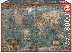 Educa Puzzle Mappa Politica del mondo 8000 pezzi