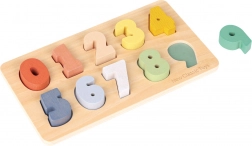 Puzzle di legno ad incastro - Numeri da 0 a 9