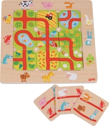 Goki gioco da tavolo Trova la strada per la fattoria