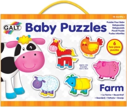 GALT baby puzzle fattoria 6×2 pezzi