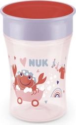 NUK tazza Magic Cup con coperchio 230 ml rosso
