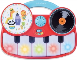 Pianoforte interattivo per bambini con effetti luminosi e sonori 22 × 17 cm