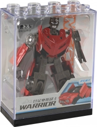 Autorobot in metallo e plastica trasformabile 9 cm