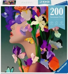 Ravensburger Puzzle Moment Testa floreale Iris 200 pezzi
