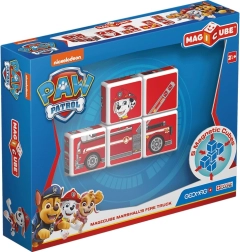 Geomag cubi magnetici Magicube Paw Patrol – Marshall nel camion dei pompieri