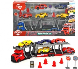 Set carro attrezzi con macchinine e segnali stradali