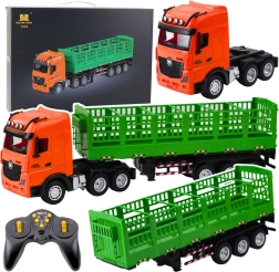 Camion RC con rimorchio 1:18 Huina 2,4 GHz