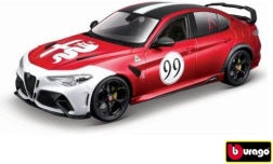 Modello auto in metallo 1:18 BBURAGO Alfa Romeo Giulia GTAm rosso