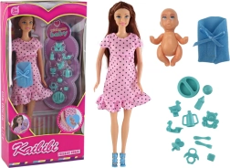 Burattino in gravidanza con accessori