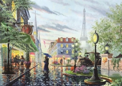 Puzzle Pioggia Estiva a Parigi 2000 pezzi