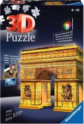 Puzzle 3D luminoso Arco di Trionfo Edizione Notturna