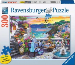 Puzzle Ravensburger Tramonto su Santorini 300 pezzi