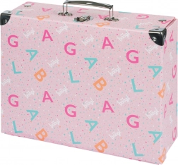 Valigetta scolastica pieghevole BAAGL Logo rosa con rinforzi metallici