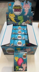 uovo che cresce con axolotl 6,5 cm