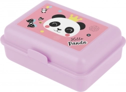 Scatola rosa per il pranzo con motivo Hello Panda