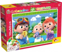 Puzzle maxi bifacciale COCOMELON 2 in 1, 35 pezzi, 70 × 50 cm