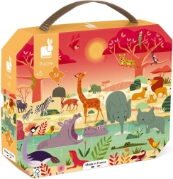 JANOD Puzzle in valigetta Savana 54 pezzi