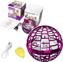 Sfera volante Flynova LED rosa 10 cm