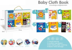 Libricini di stoffa per bambini con animaletti e massaggiagengive