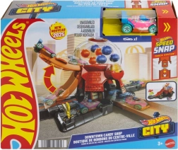 Set di gioco Hot Wheels City Negozio di gomme e macchinina