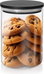 Barattolo in vetro per alimenti secchi con coperchio e guarnizione 600 ml