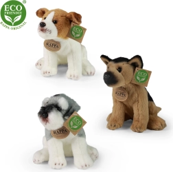 Cane di peluche seduto 20 cm ECO friendly RAPPA