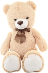 Elefante di peluche con fiocco 90 cm - 1 pezzo