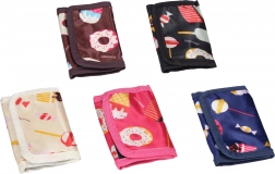 Portafoglio elegante con tasca a strappo